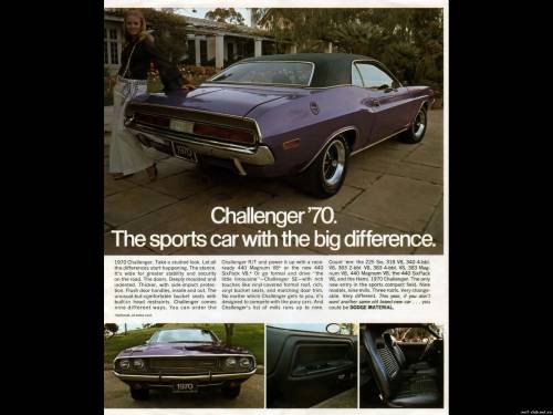 1970-1974 Dodge Challenger Period Photos
